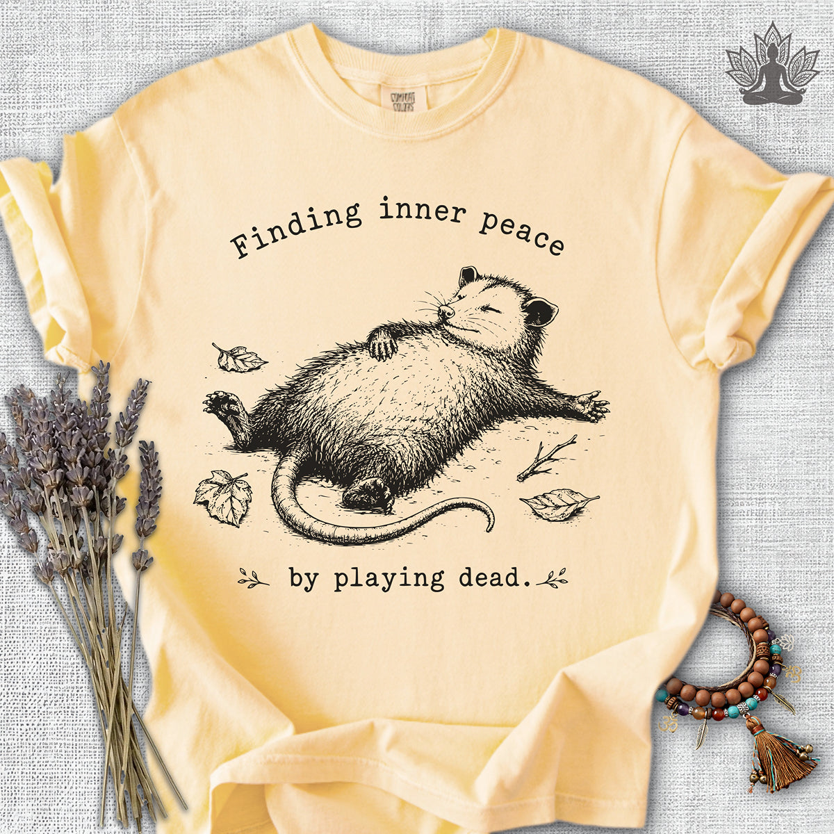 Finding Inner Peace Possum Comfort Colors® Tee
