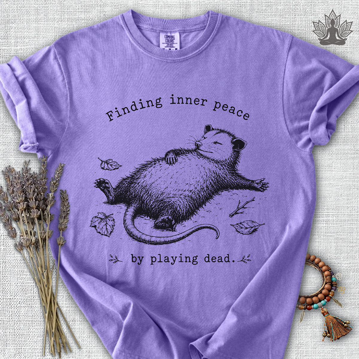 Finding Inner Peace Possum Comfort Colors® Tee