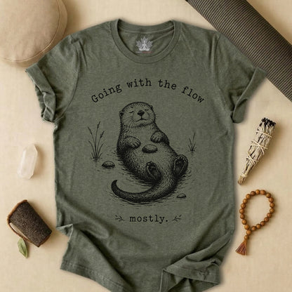 Going With The Flow Otter Tee