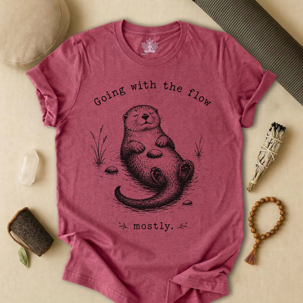 Going With The Flow Otter Tee