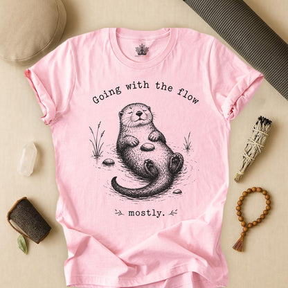 Going With The Flow Otter Tee