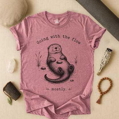 Going With The Flow Otter Tee