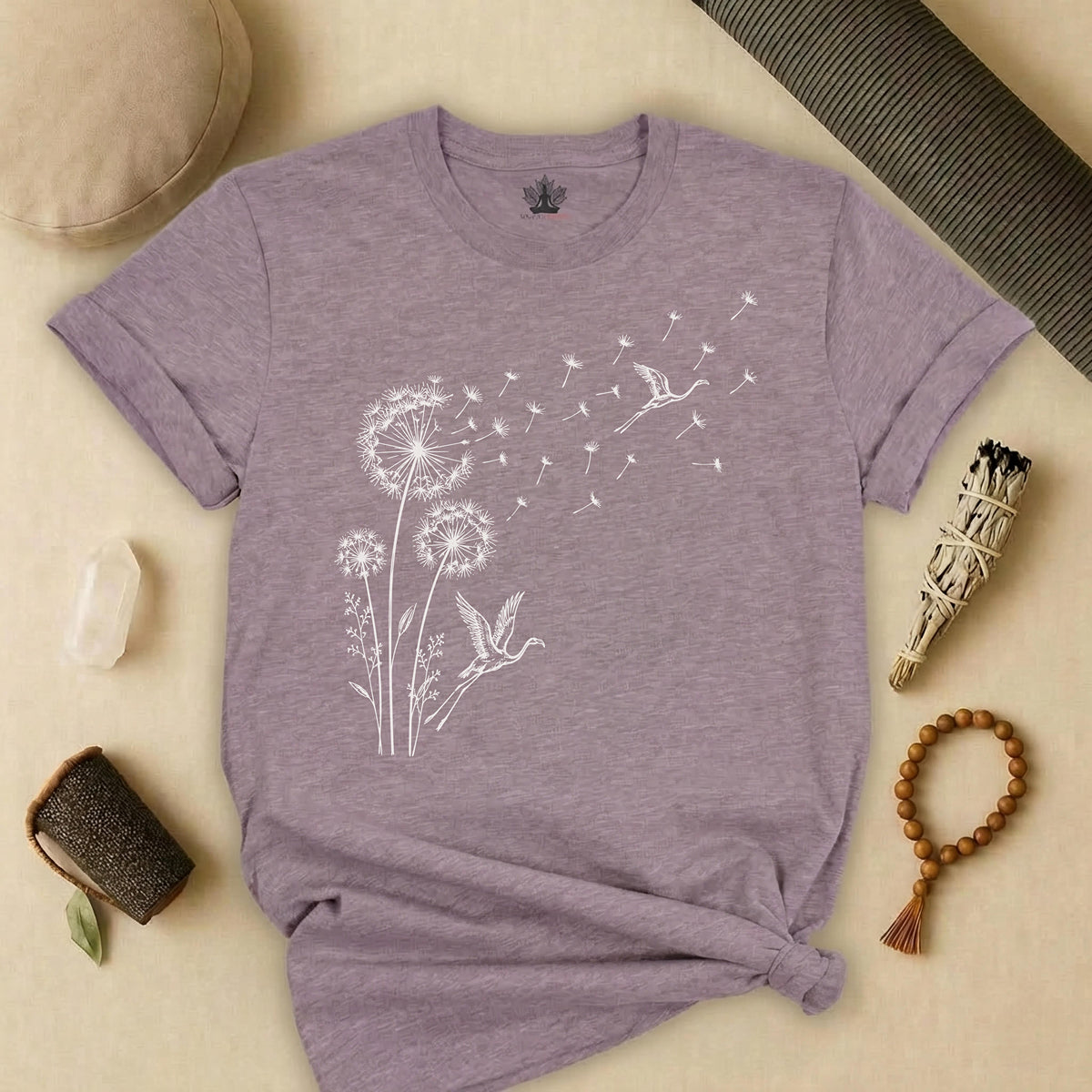 Flamingos & Dandelions Tee