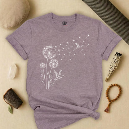 Flamingos & Dandelions Tee