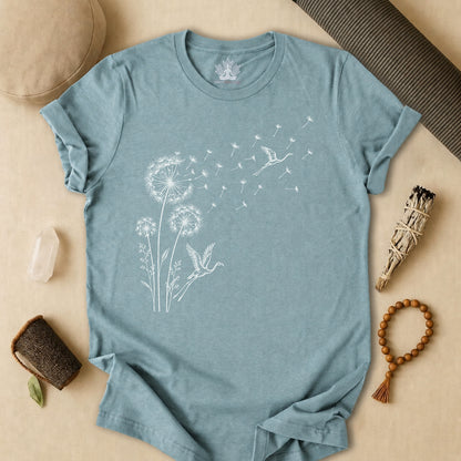 Flamingos & Dandelions Tee