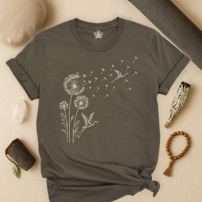 Flamingos & Dandelions Tee