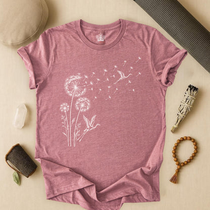 Flamingos & Dandelions Tee