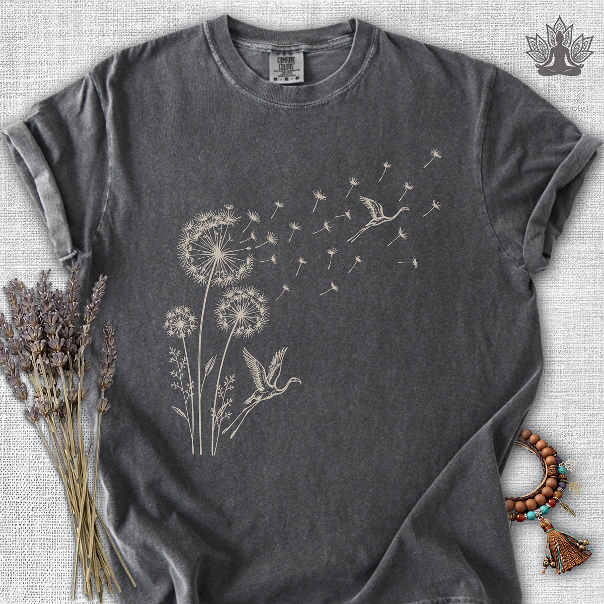 Flamingos & Dandelions Comfort Colors® Tee