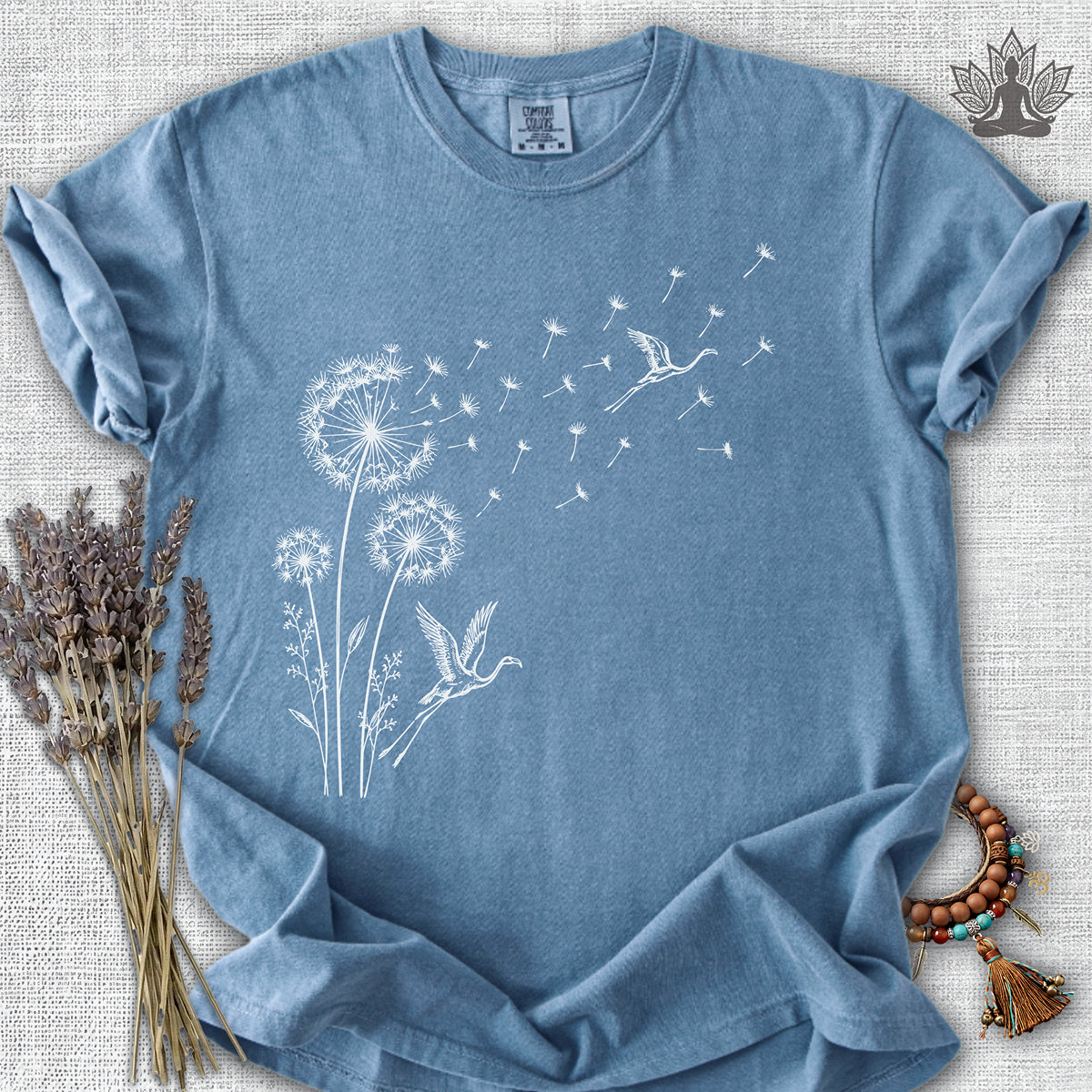 Flamingos & Dandelions Comfort Colors® Tee