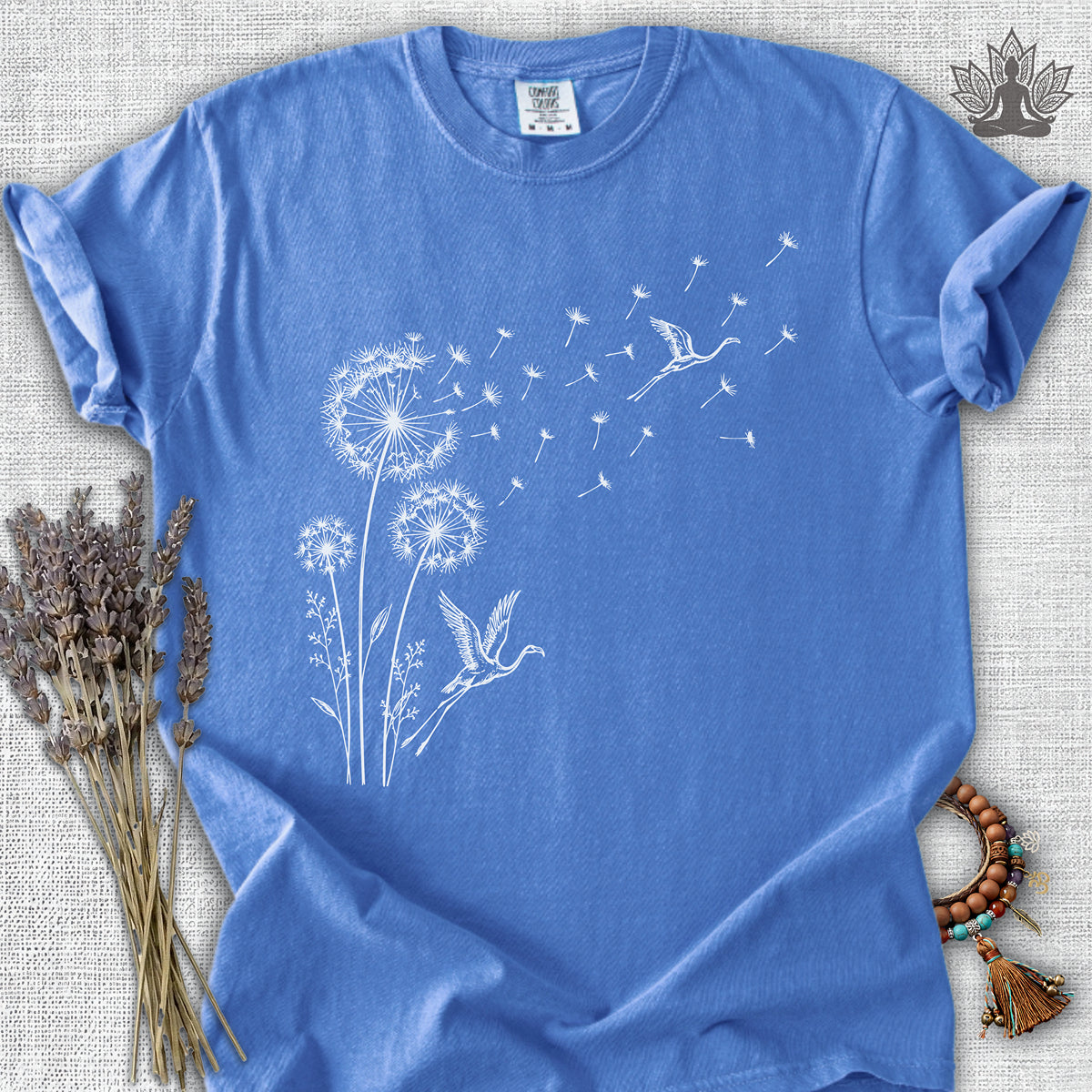Flamingos & Dandelions Comfort Colors® Tee