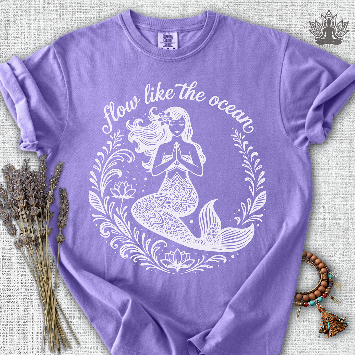 Mermaid Flow Like The Ocean Comfort Colors® Tee