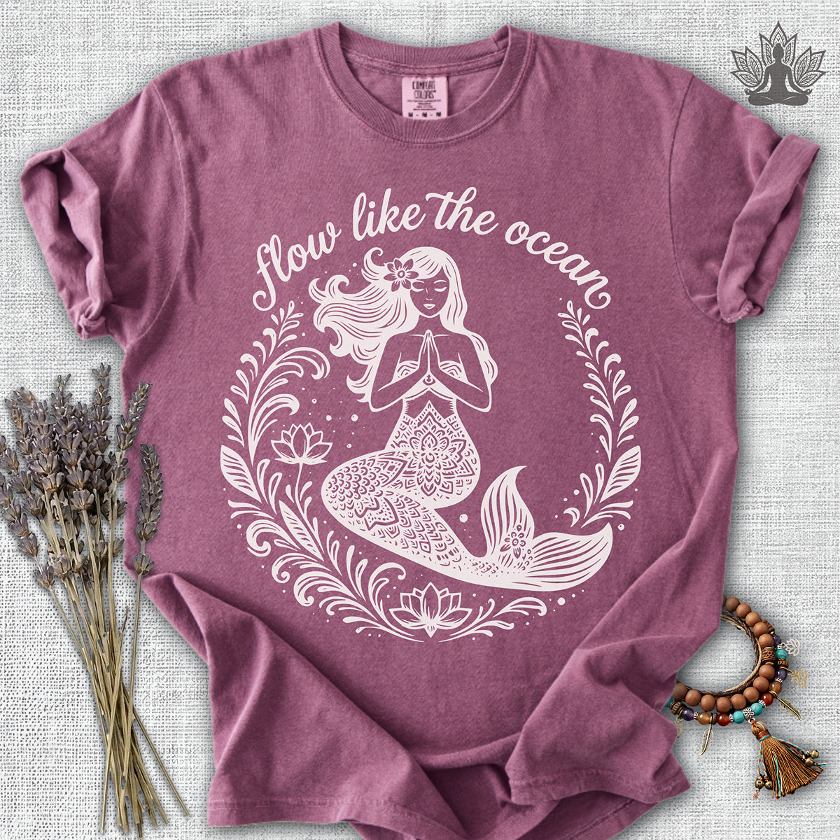 Mermaid Flow Like The Ocean Comfort Colors® Tee