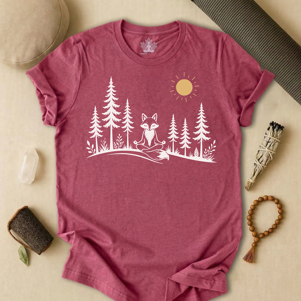 Peaceful Forest Fox Tee