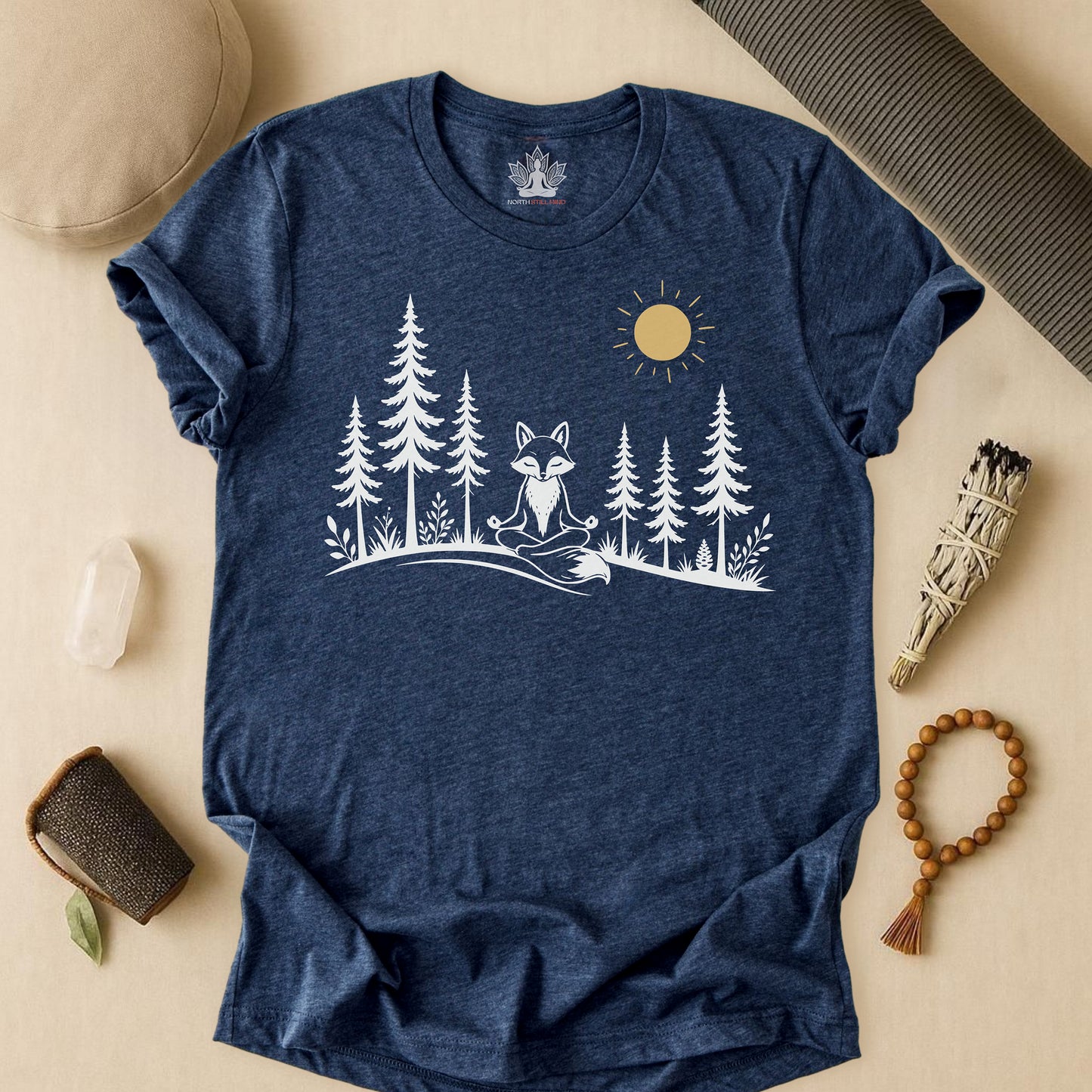 Peaceful Forest Fox Tee