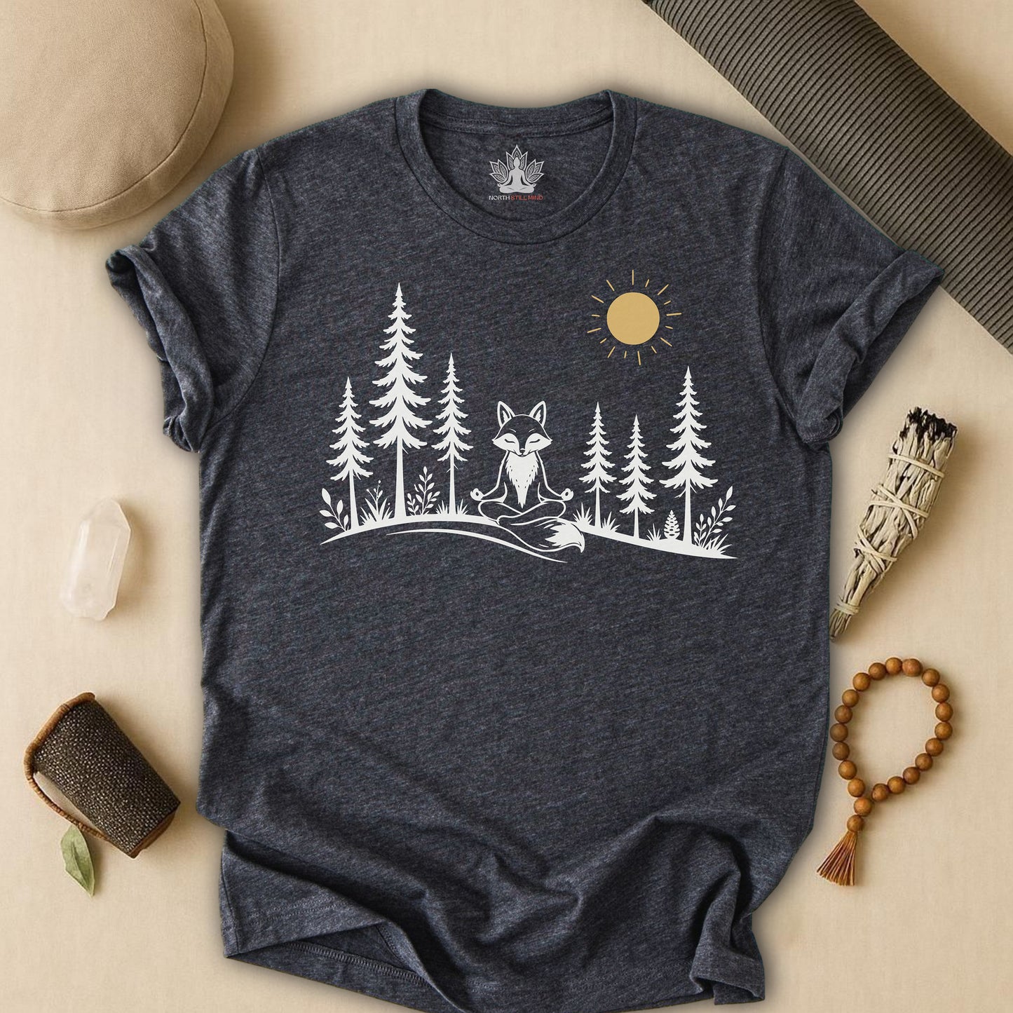 Peaceful Forest Fox Tee