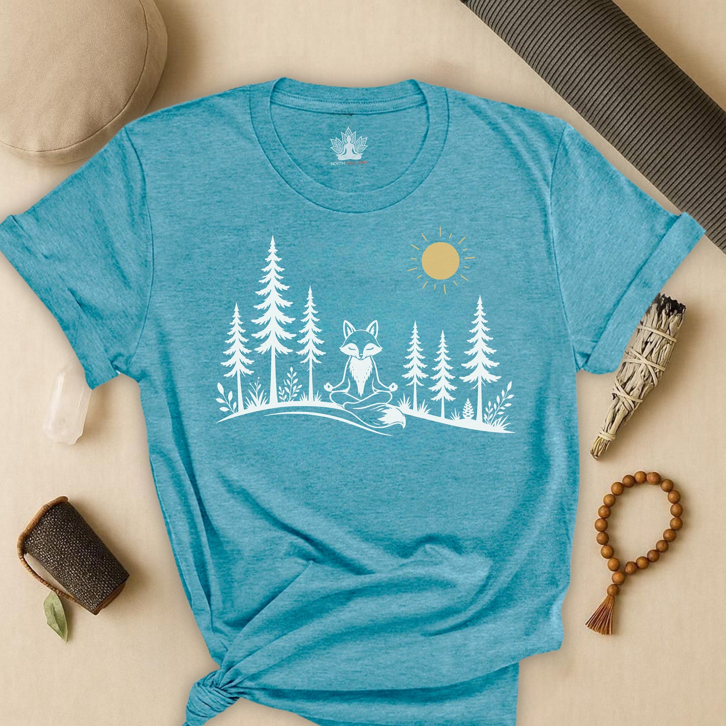 Peaceful Forest Fox Tee