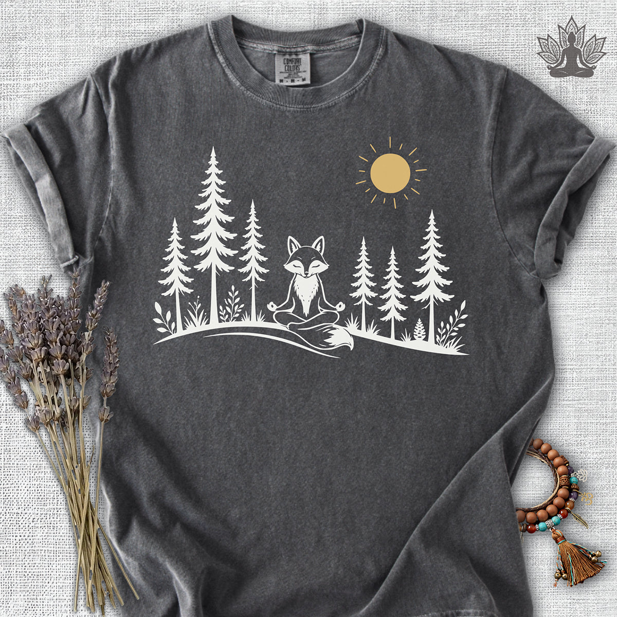 Peaceful Forest Fox Comfort Colors® Tee