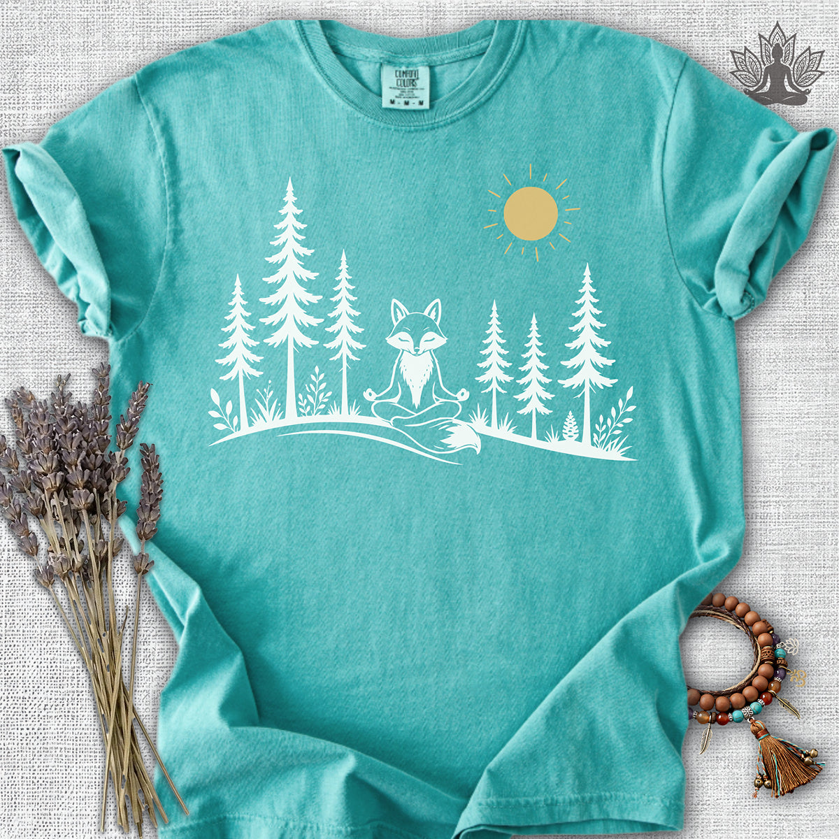 Peaceful Forest Fox Comfort Colors® Tee