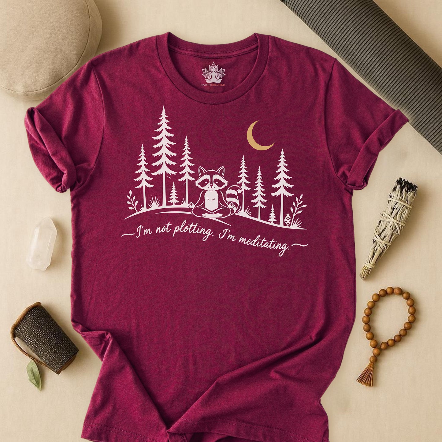 I'm Not Plotting, I'm Meditating Tee
