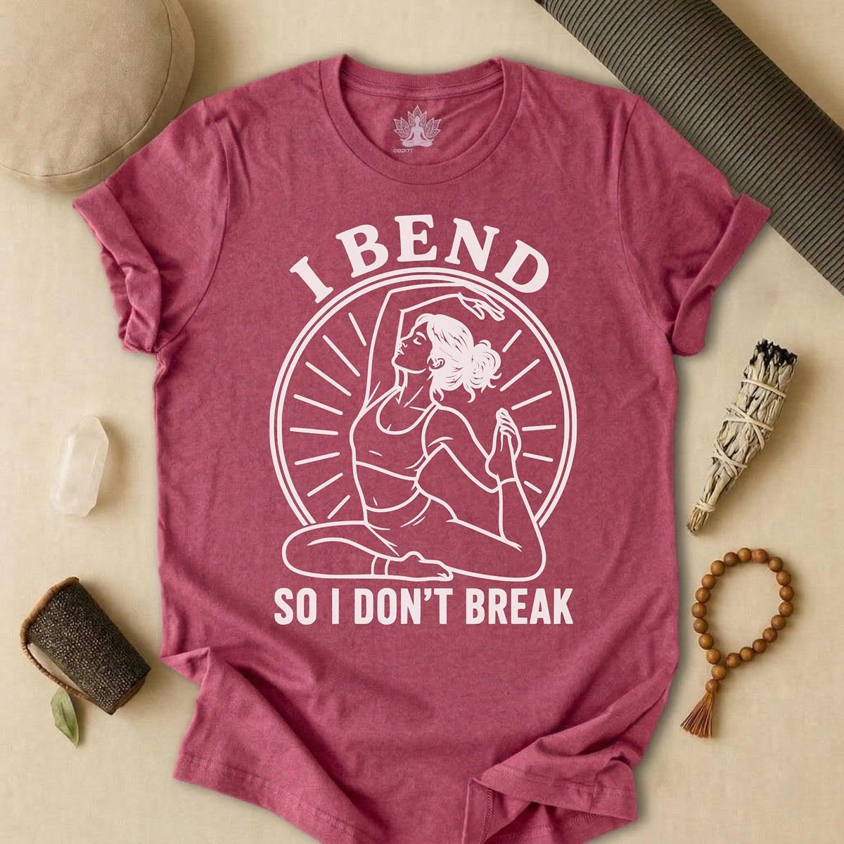 I Bend So I Don't Break Retro Tee