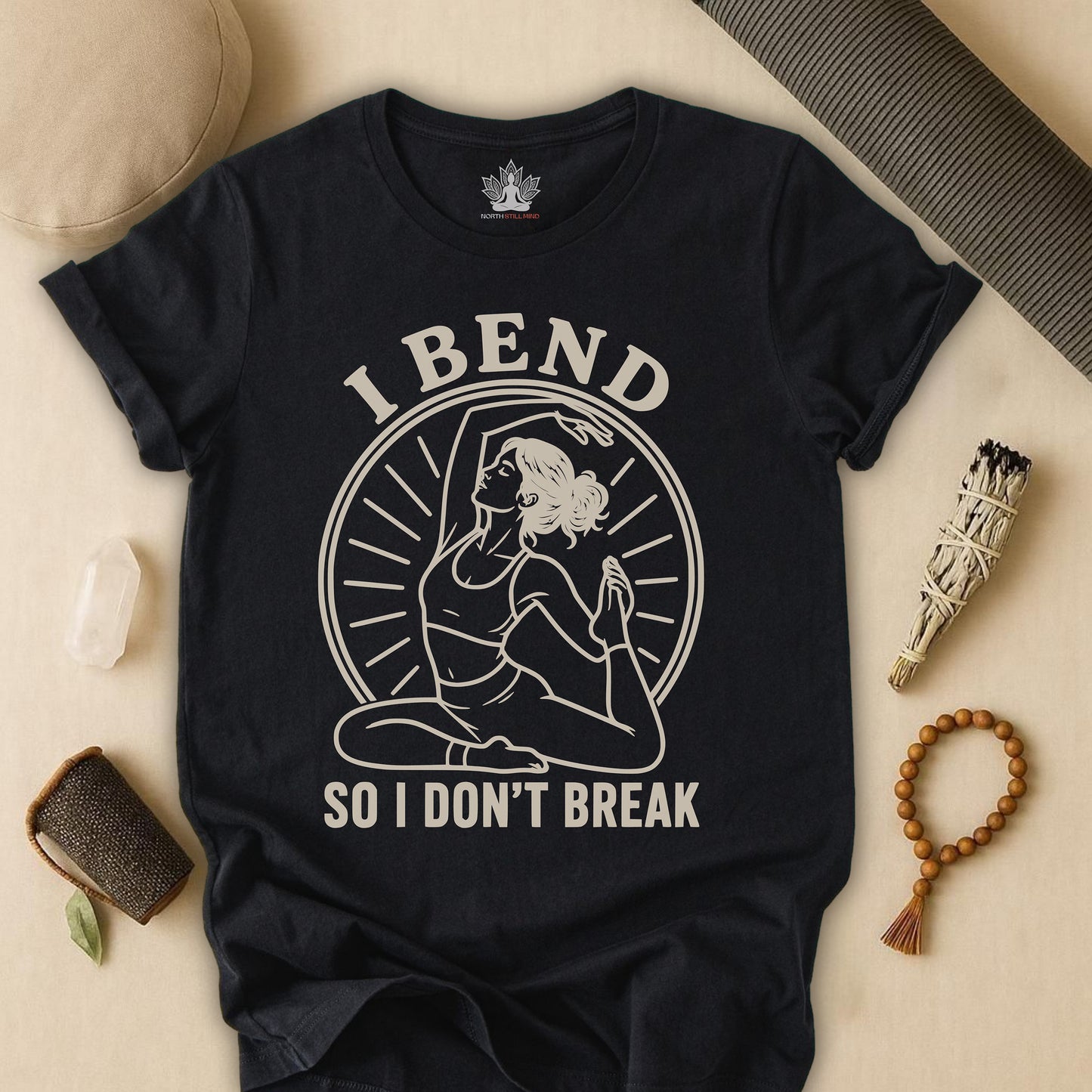 I Bend So I Don't Break Retro Tee