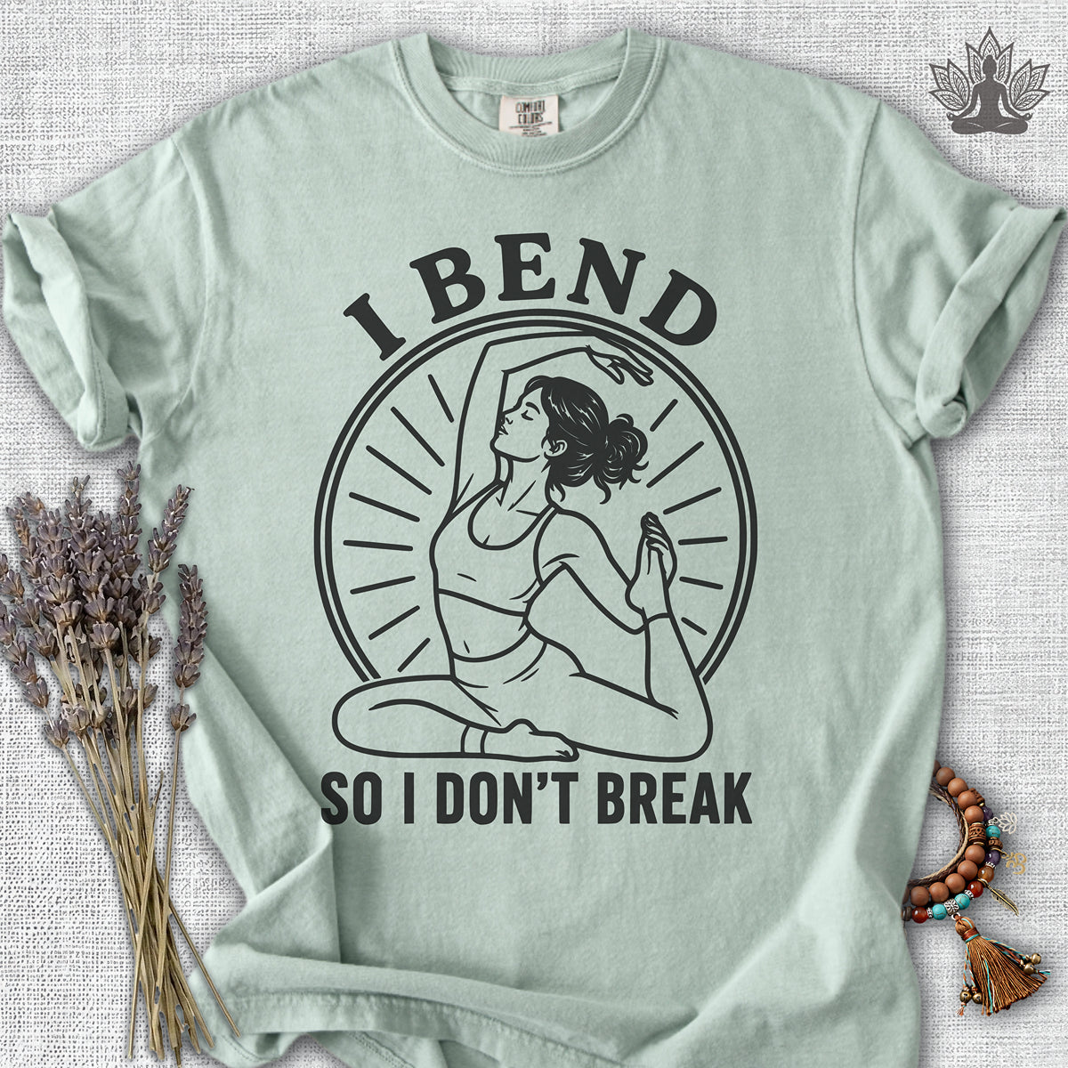 I Bend So I Don't Break Retro Comfort Colors® Tee
