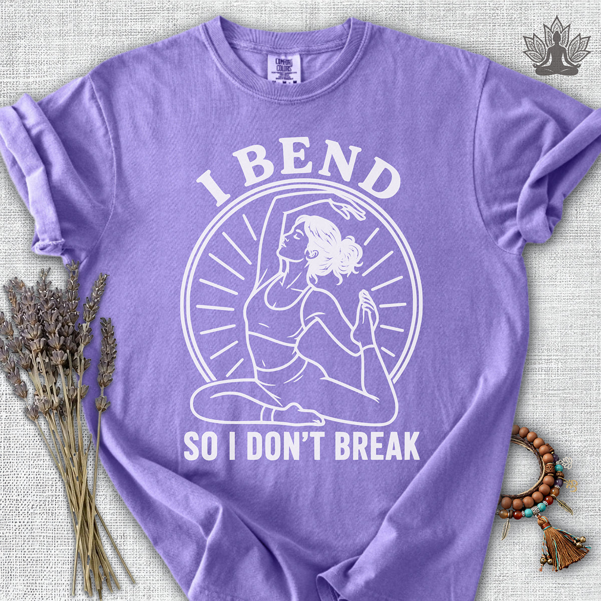 I Bend So I Don't Break Retro Comfort Colors® Tee
