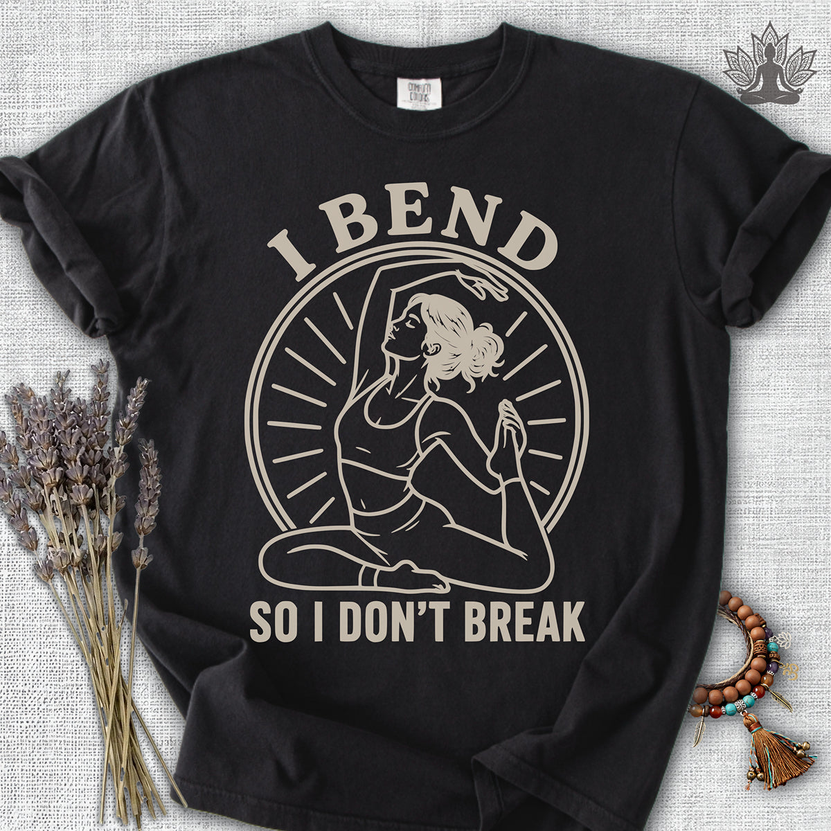 I Bend So I Don't Break Retro Comfort Colors® Tee