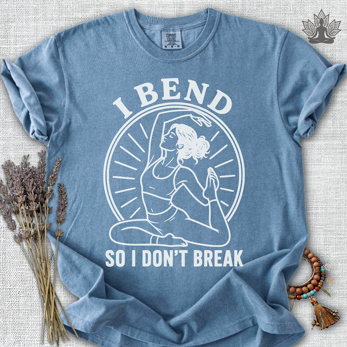 I Bend So I Don't Break Retro Comfort Colors® Tee