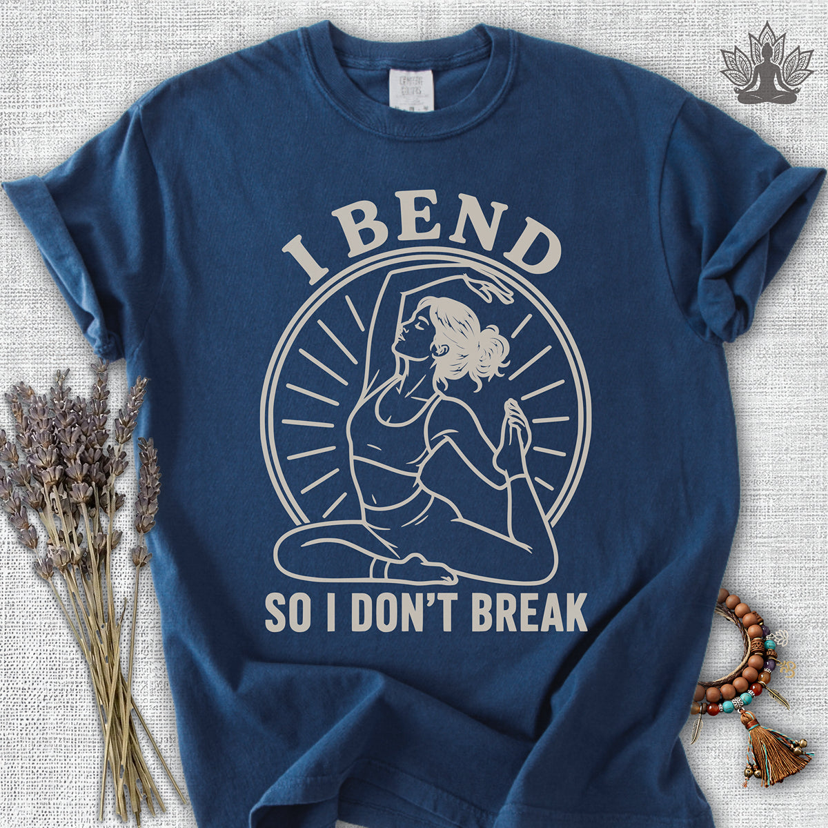I Bend So I Don't Break Retro Comfort Colors® Tee