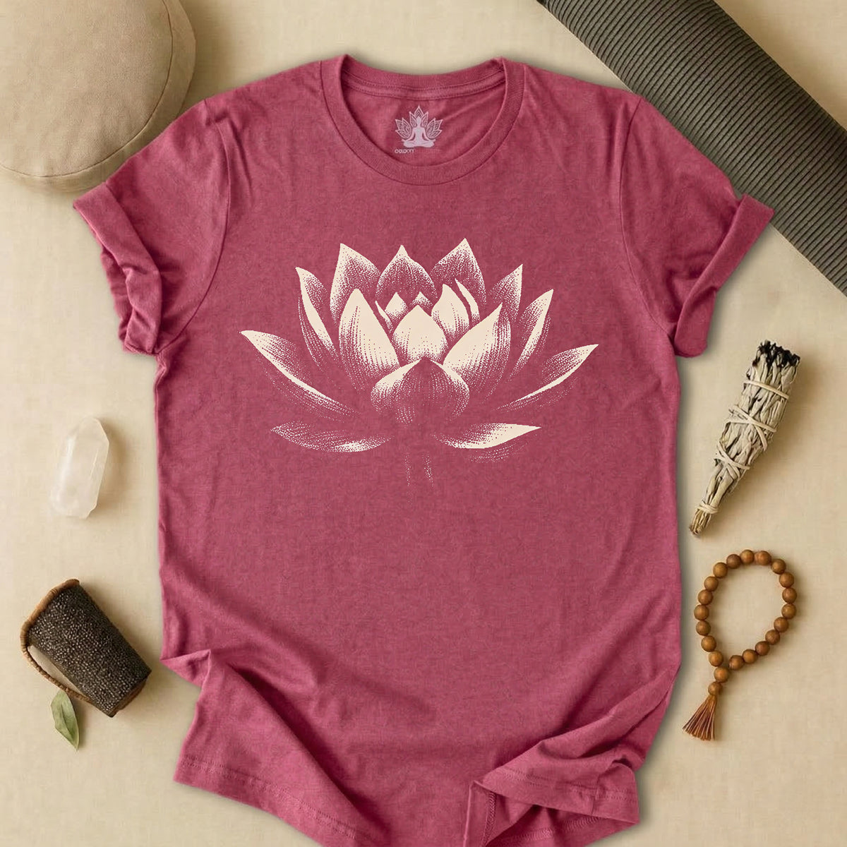 White Lotus Shadow Art Tee