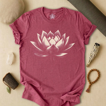 White Lotus Shadow Art Tee