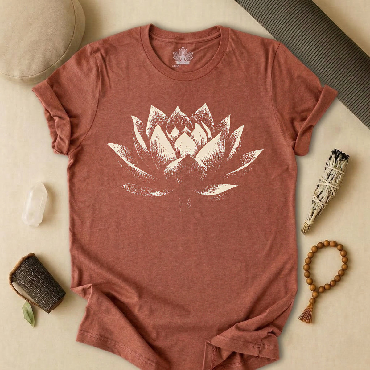 White Lotus Shadow Art Tee