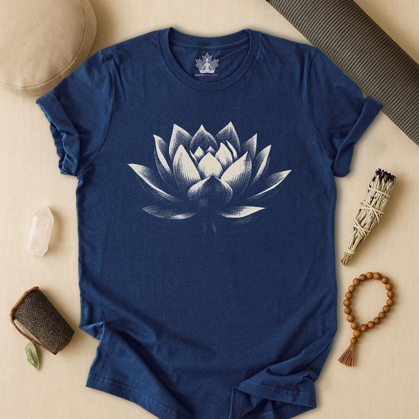 White Lotus Shadow Art Tee