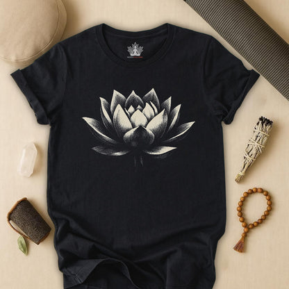White Lotus Shadow Art Tee