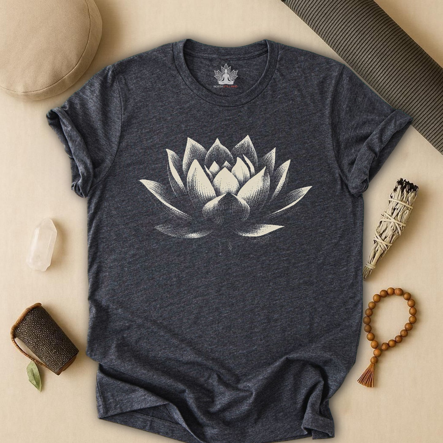 White Lotus Shadow Art Tee