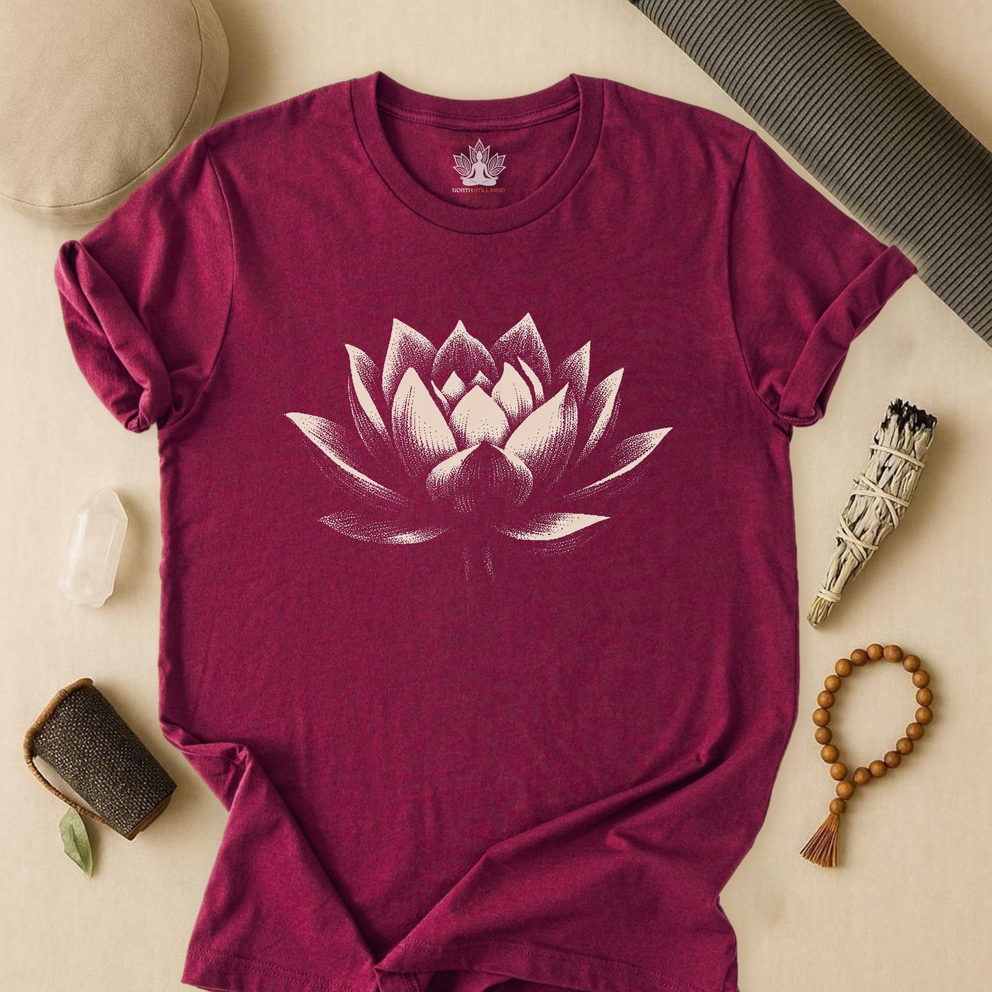 White Lotus Shadow Art Tee
