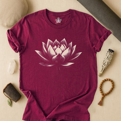 White Lotus Shadow Art Tee