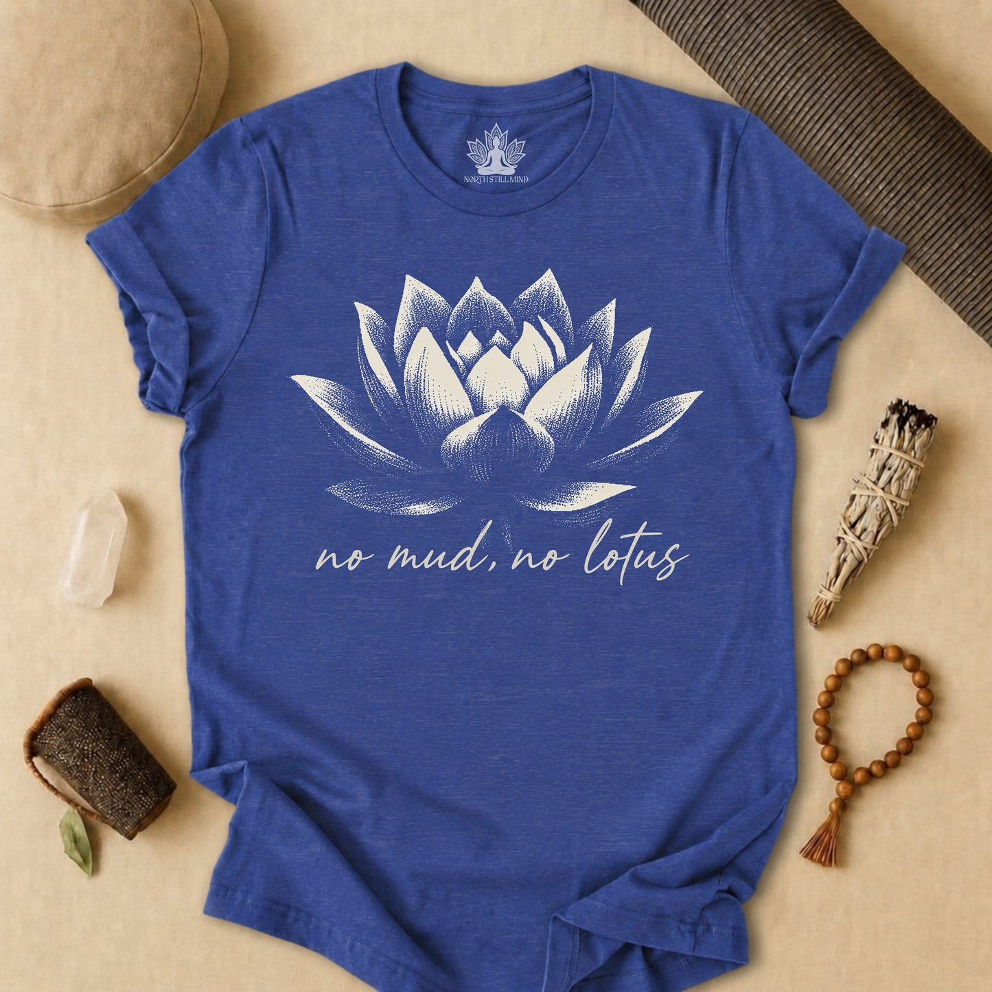 No Mud, No Lotus Shadow Art Tee