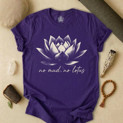 No Mud, No Lotus Shadow Art Tee