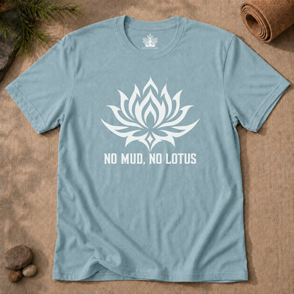 No Mud, No Lotus Tribal Art Men Tee