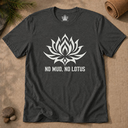 No Mud, No Lotus Tribal Art Men Tee