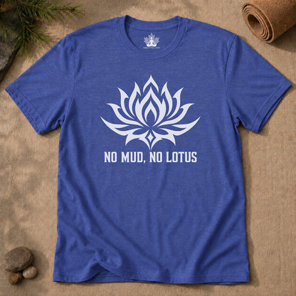 No Mud, No Lotus Tribal Art Men Tee