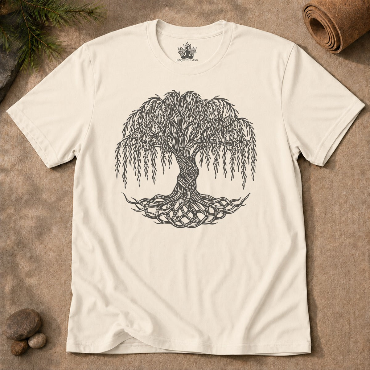 Tree Of Life Weeping Willow Men Tee