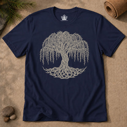 Tree Of Life Weeping Willow Men Tee