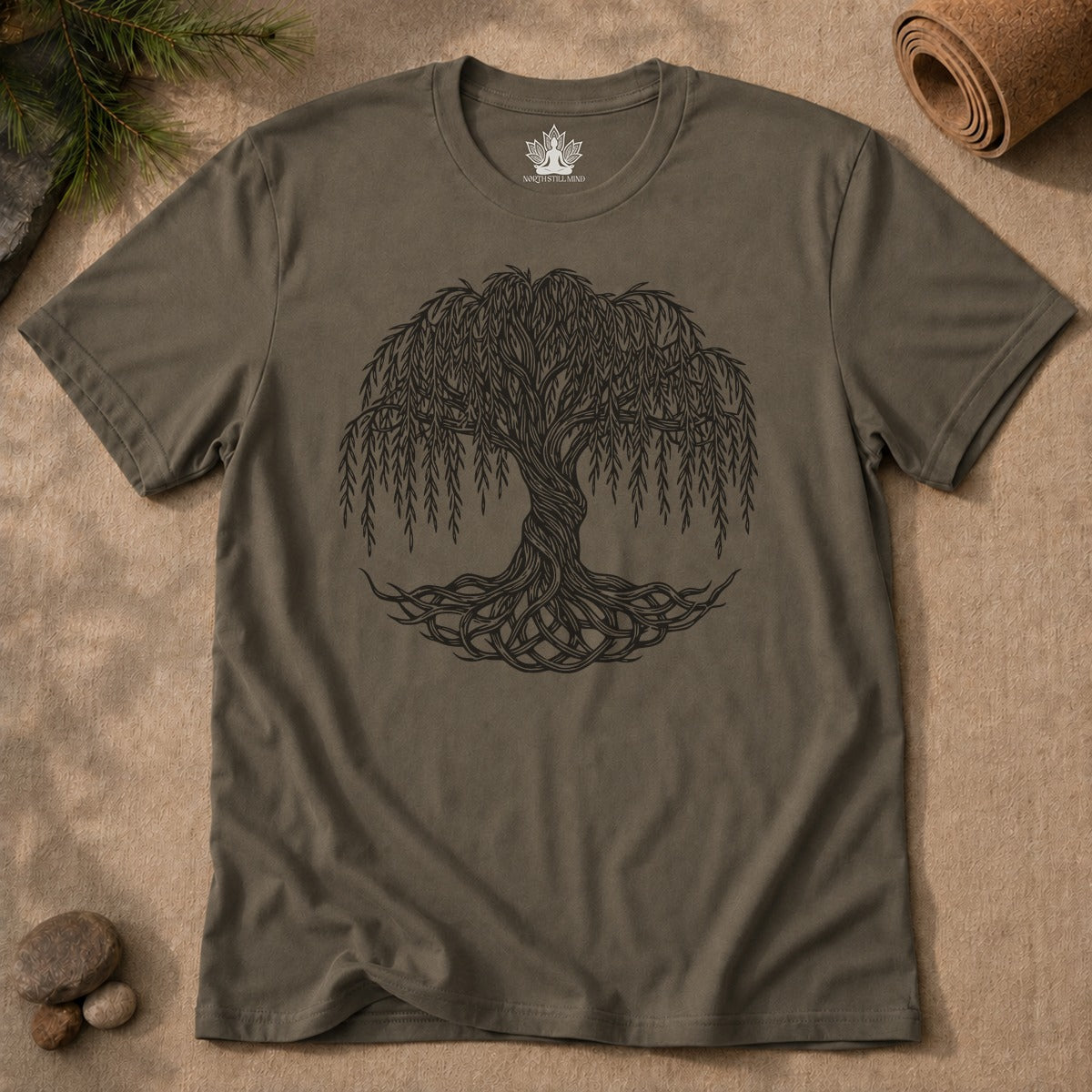 Tree Of Life Weeping Willow Men Tee