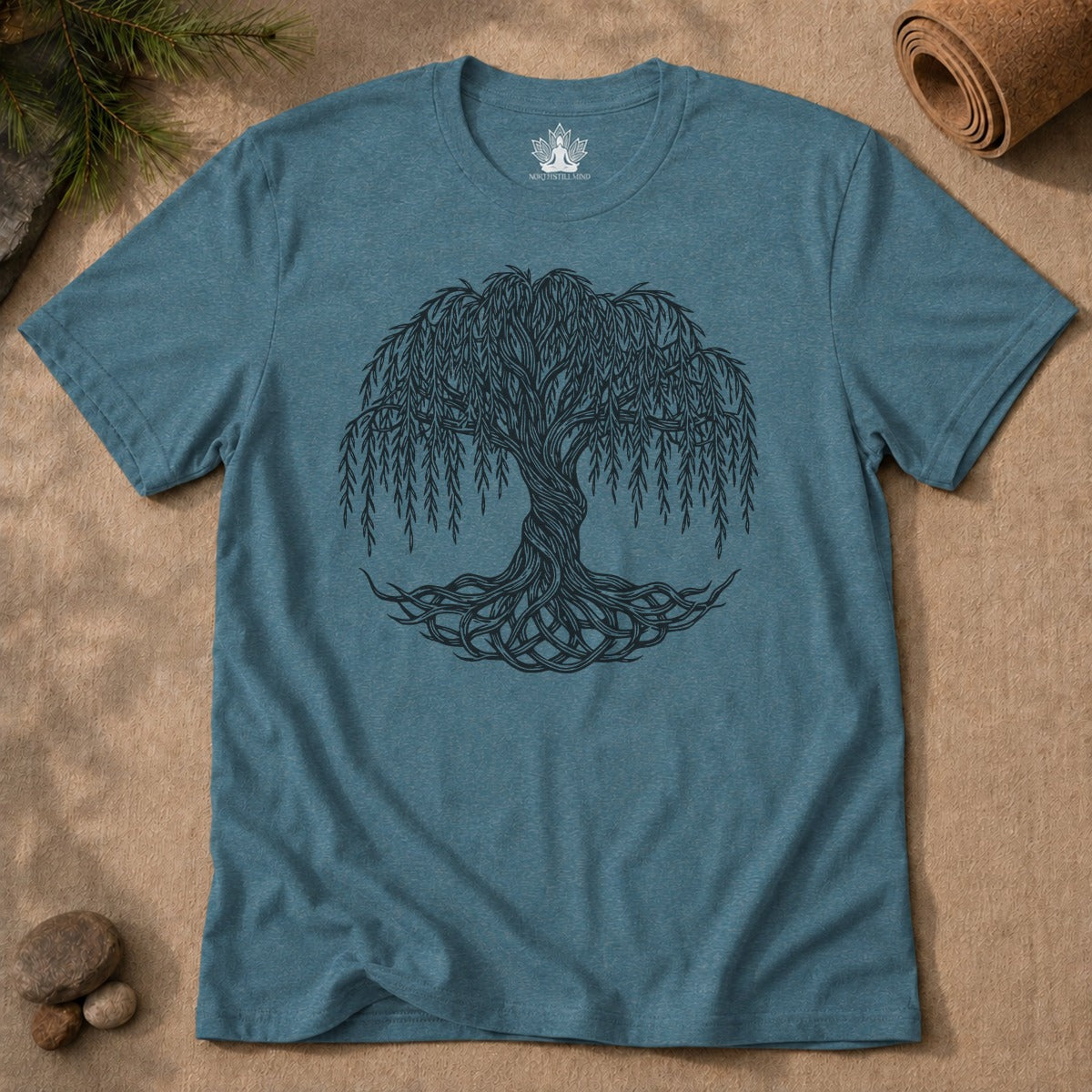 Tree Of Life Weeping Willow Men Tee