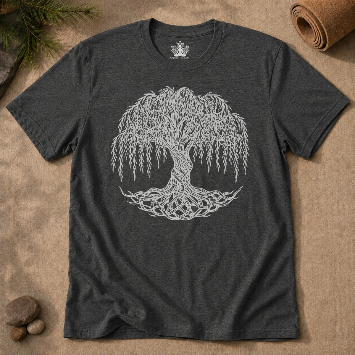 Tree Of Life Weeping Willow Men Tee