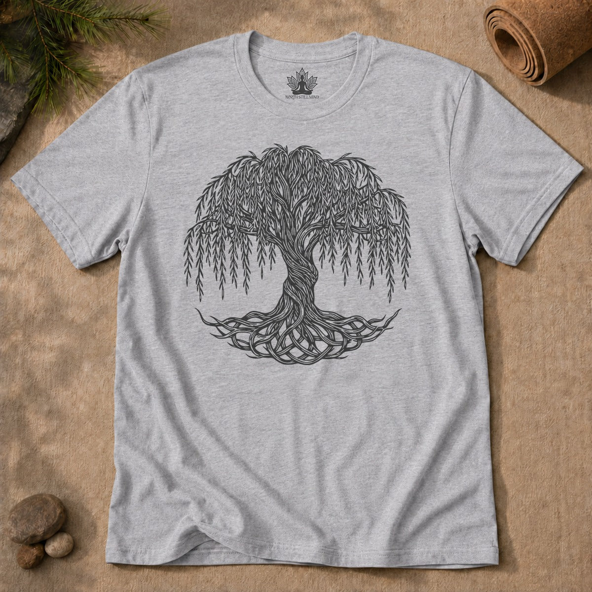 Tree Of Life Weeping Willow Men Tee
