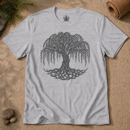 Tree Of Life Weeping Willow Men Tee